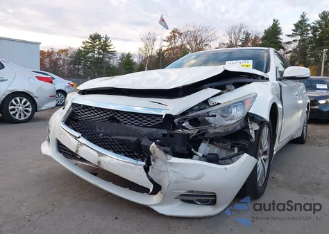 2014 Infiniti Q50 Premium from USA, damaged, VIN JN1BV7AR0EM701222